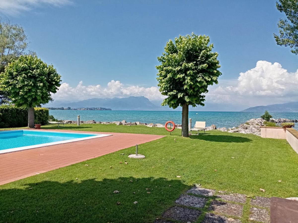 Casa Lugana 15 - Monolocale Con Piscina Fronte Lago 시르미오네 외부 사진